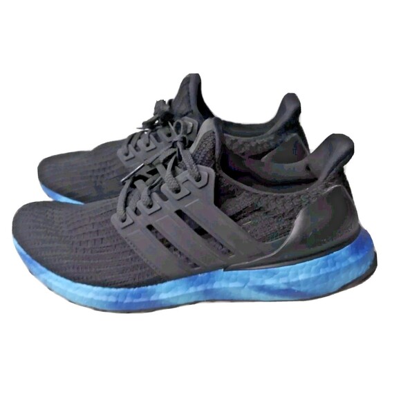 Adidas Ultraboost 4.0 Shoes Men\'s Size 8 Sneakers Black Blue Colored Sole Blue main image 5